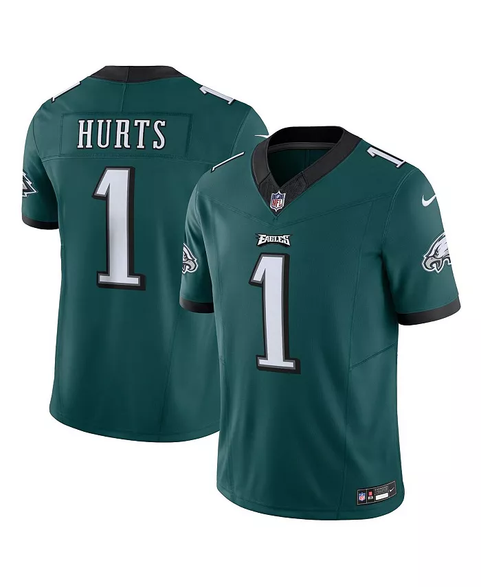 

Мужская лимитированная джерси Jalen Hurts Philadelphia Eagles Vapor F.U.S.E Nike, зеленый