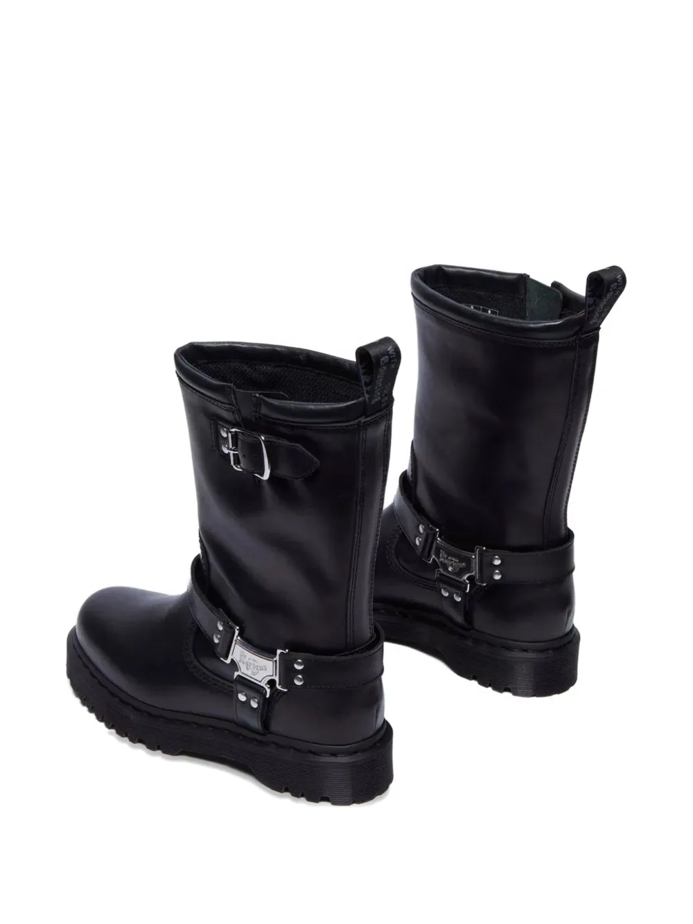 Ботинки Dr. Martens Anistone Hi с пряжками и ремешками, черный — фото 3