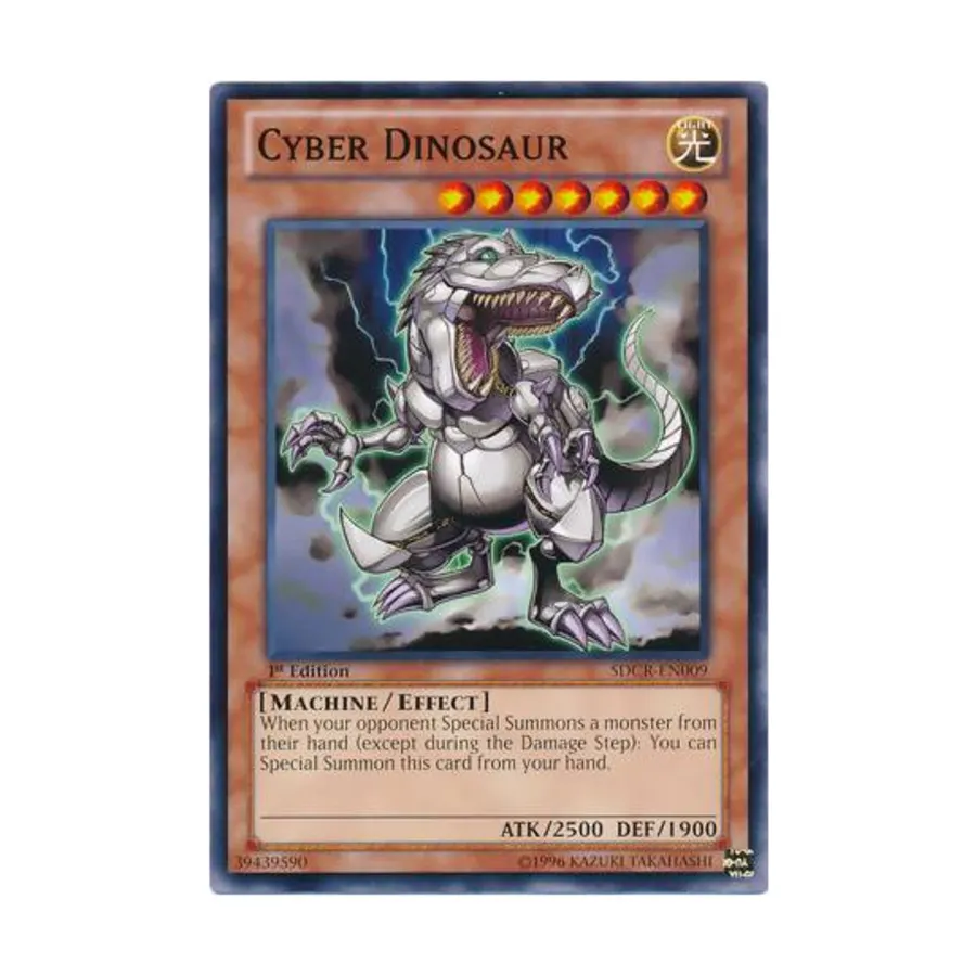 

CCG Кибердинозавр (обычный), Yu-Gi-Oh - Structure Deck - Cyber Dragon Revolution - Singles