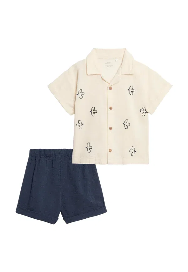 Шорты Seagull outfit Marks & Spencer, темно-синий микс
