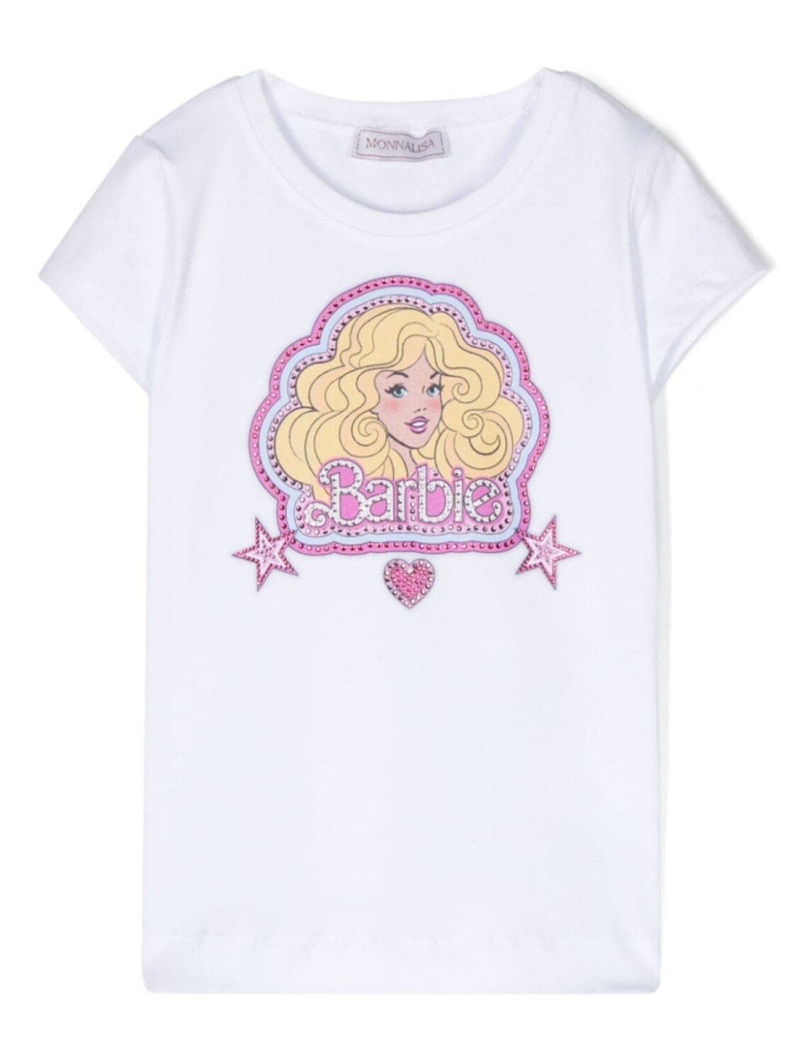 

Monnalisa футболка из коллаборации с Barbie, белый