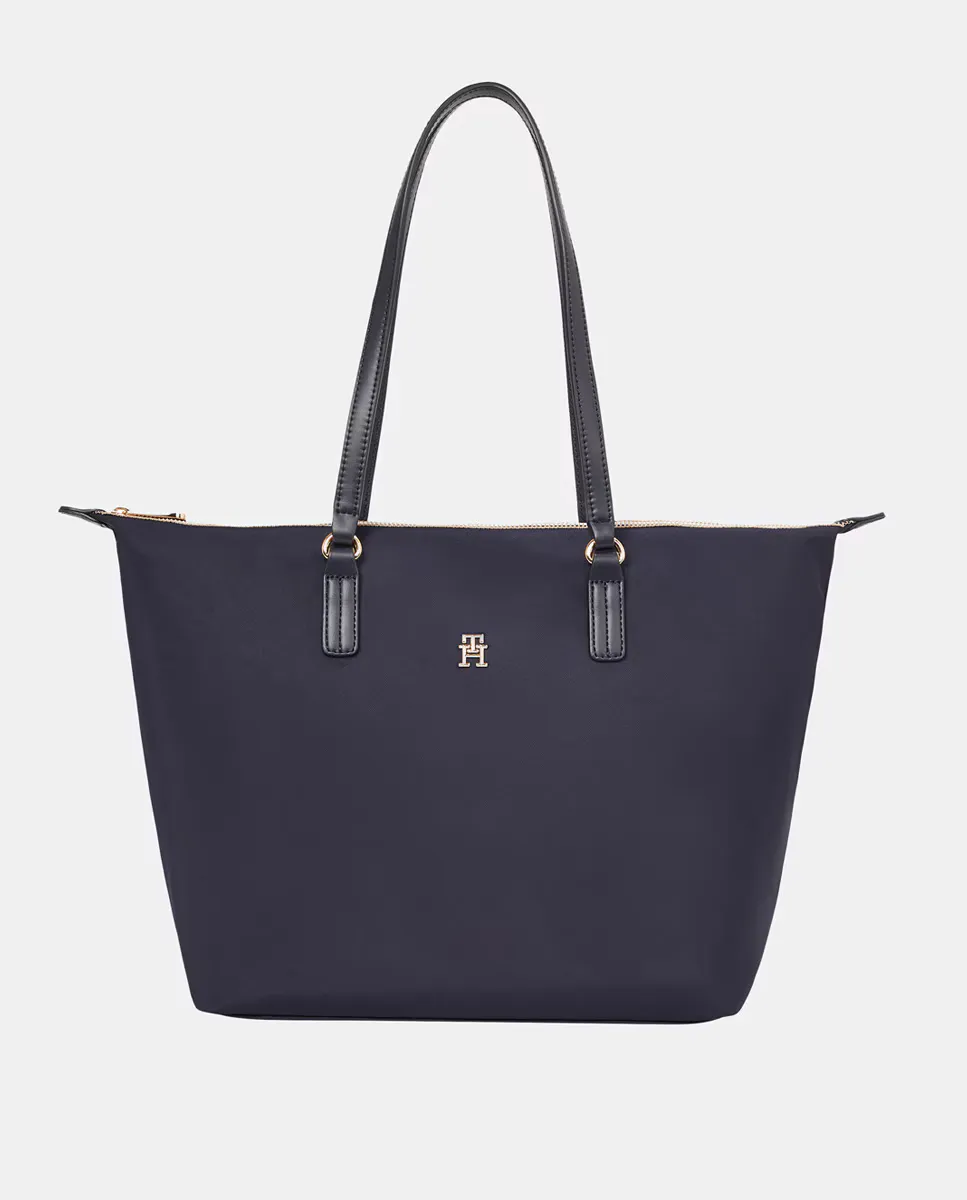 

Сумка в стиле Tote с фирменными деталями Tommy Hilfiger, темно-синий