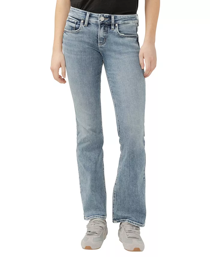 

Женские джинсы Britt Low Rise Curvy Fit Bootcut Silver Jeans Co., синий