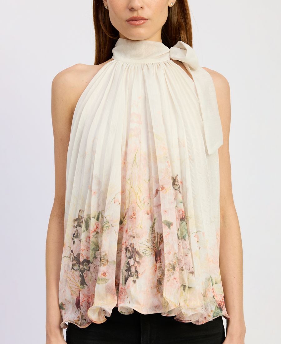 

Женская водолазка Charlotte, надеваемая через голову En Saison, Ivory Blush Orchid