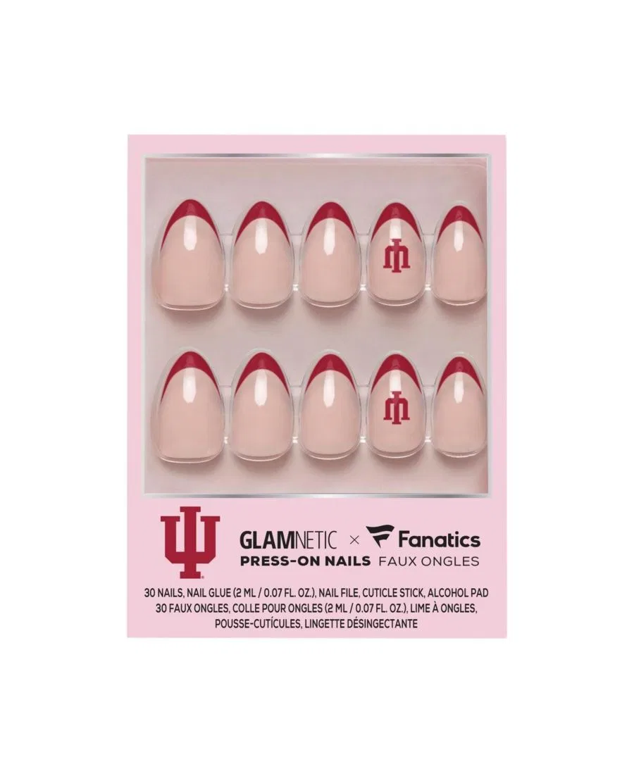 Набор для маникюра Glamnetic x Fanatics Indiana Hoosiers Wincraft