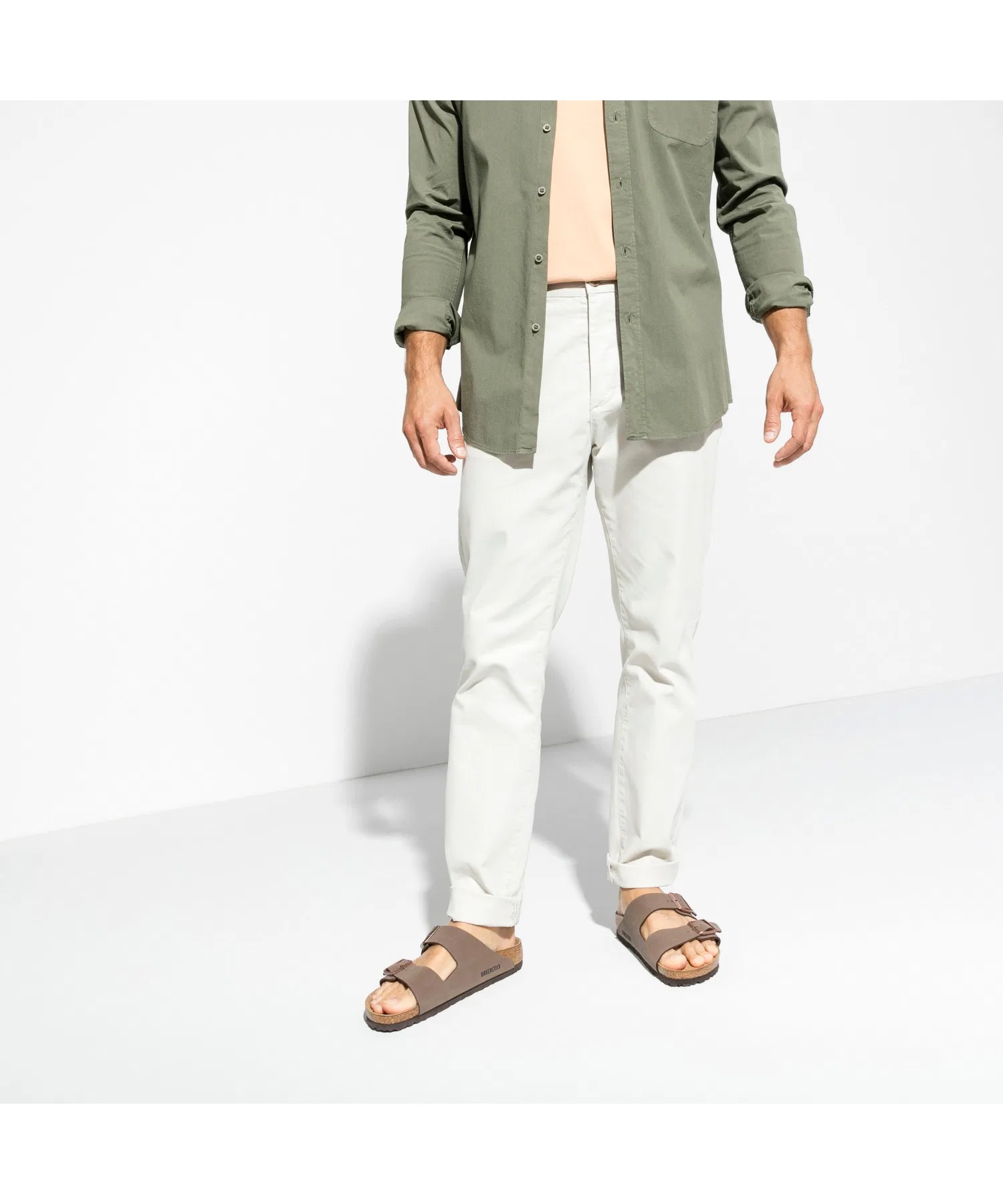 Унисекс сандалии Birkenstock Arizona из Birko-Flor коричневые — фото 2