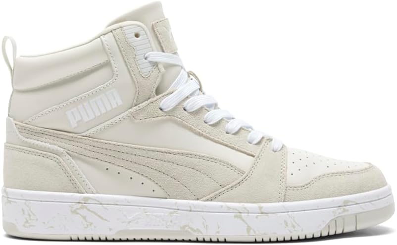 

Мужские кроссовки PUMA Rebound V6 Marble высокие повседневные - серые