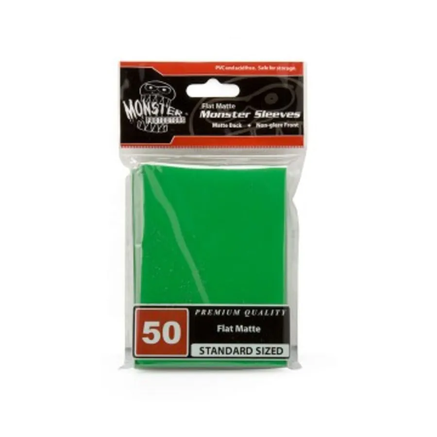 

Стандартный размер CCG — зеленый (50), Monster Protectors - Card Sleeves - Standard CCG Size