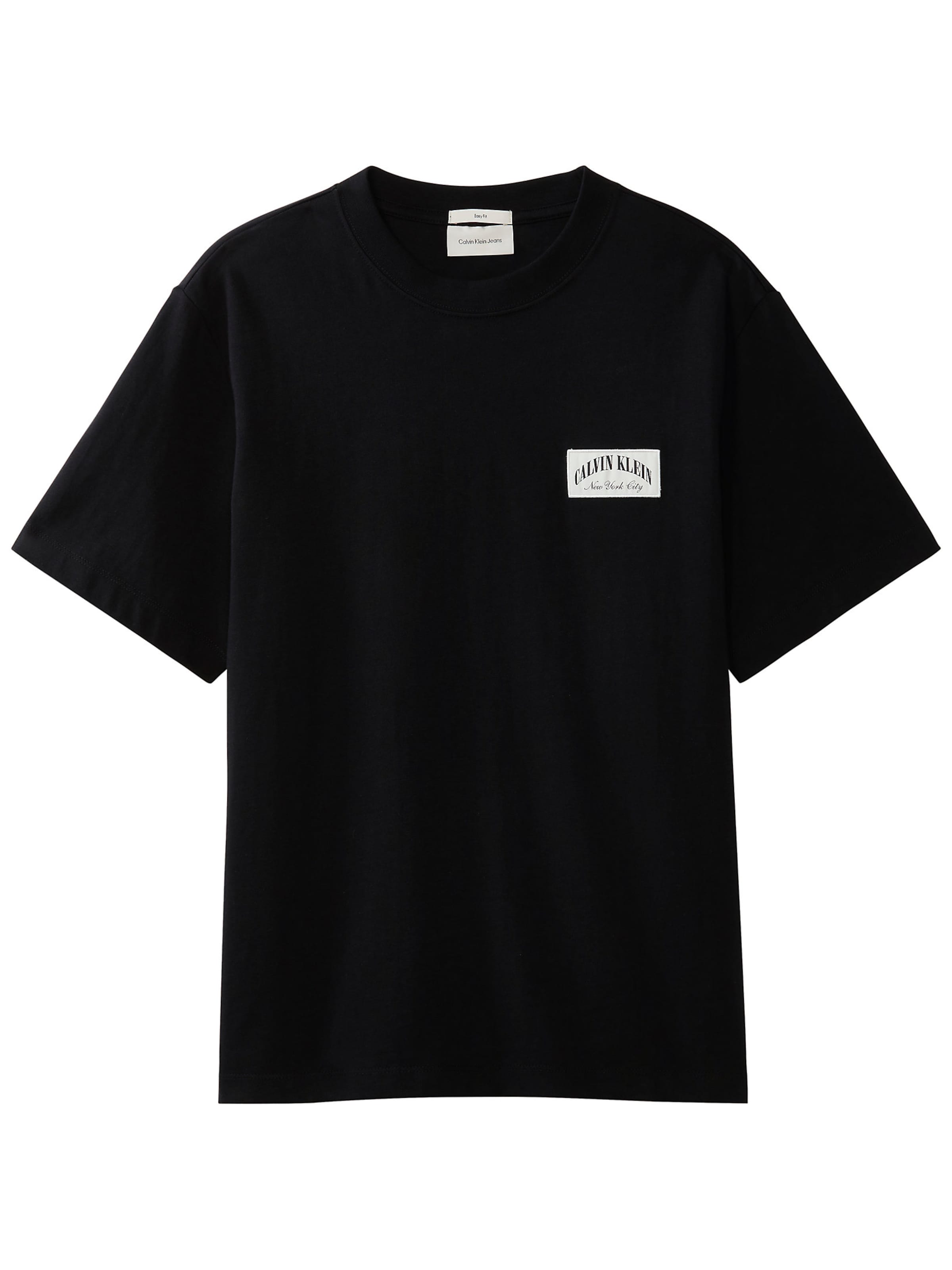 

Calvin Klein Jeans Футболка 'Varsity Badge' в черном цвете