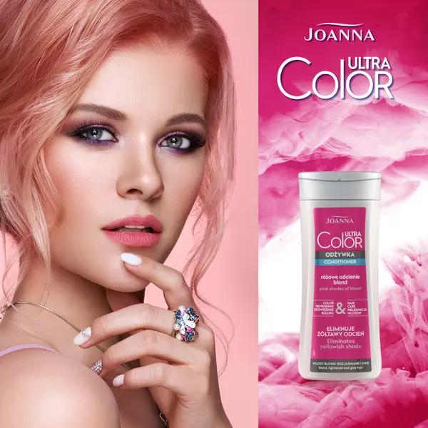 Кондиционер для светлых, осветленных и седых волос, 200 г Joanna Ultra color — фото 2