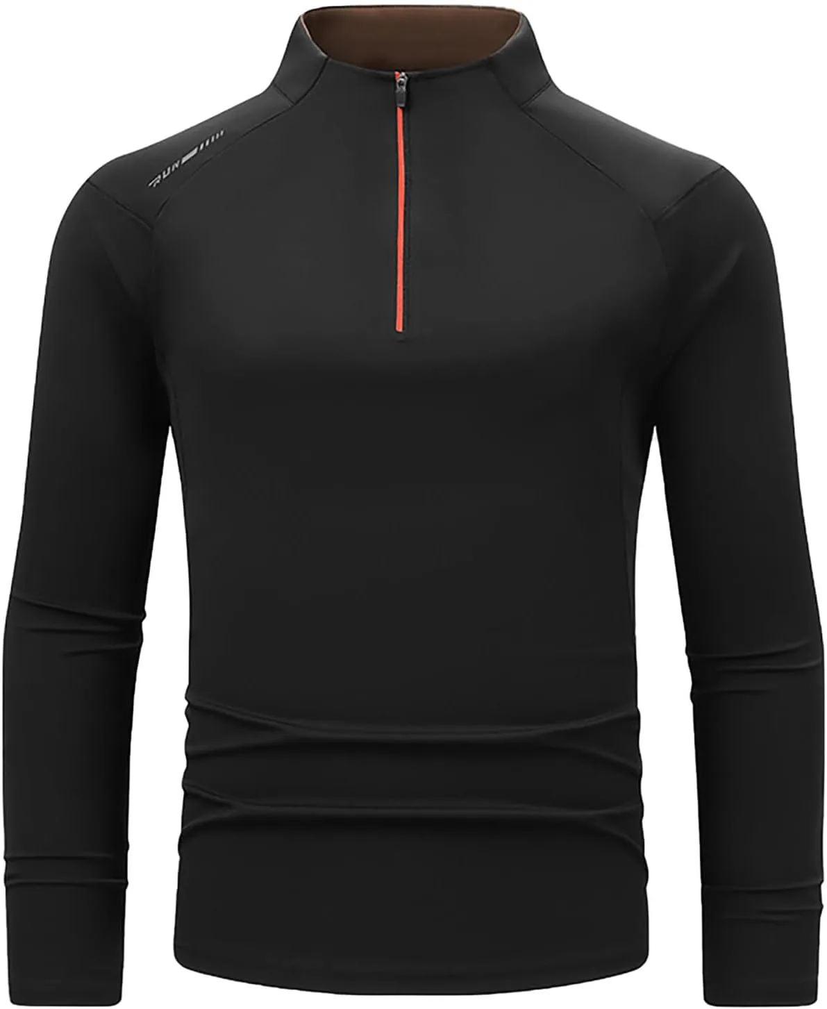 

Мужская футболка Quarter Zip Pullovers с длинным рукавом Slim Fit Stretch для гольфа и тренировок Cambkatl