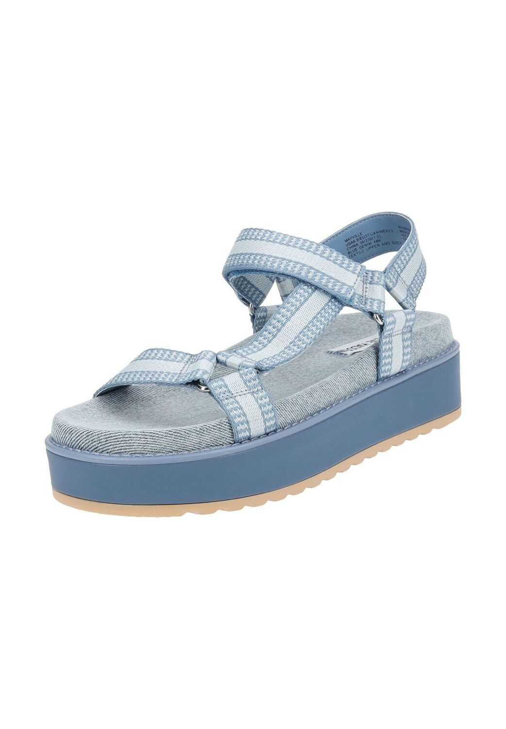 Текстильные сандалии STEVE MADDEN, цвет Denim