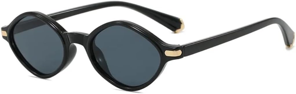 

Женские солнцезащитные очки в квадратной оправе неправильной формы, роскошные, в черепаховой оправе, в стиле ретро, ​​хип-хоп, панк, с защитой от УФ-излучения UV400 UATXTAU, Black Grey