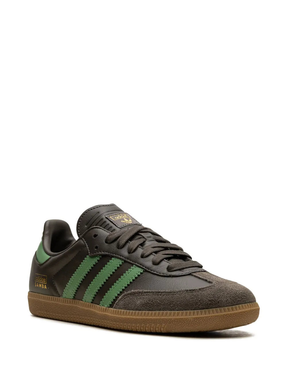 Кроссовки 5 Green and Brown Adidas, коричневый — фото 2