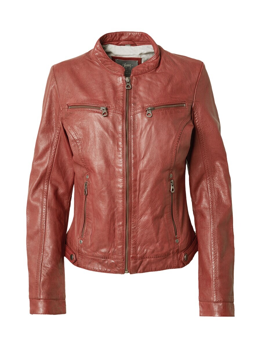

Кожаная куртка Gipsy by Mauritius Between-Season Jacket GWJanka, цвет rusty red