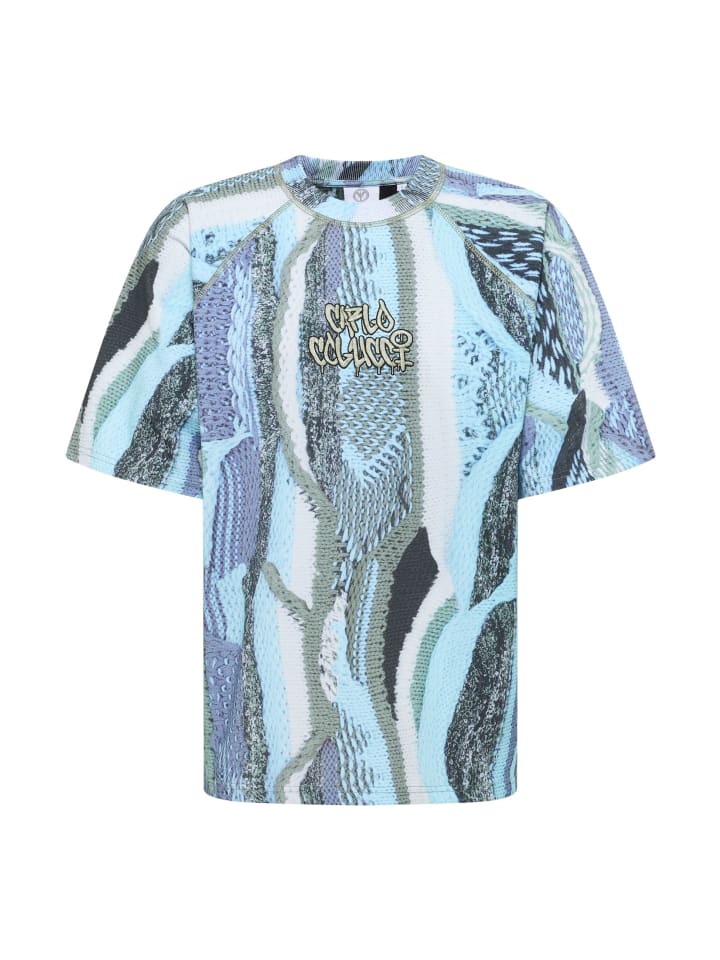 

Футболка Ettori светло-голубого цвета Carlo Colucci, Синий, Футболка Ettori светло-голубого цвета Carlo Colucci