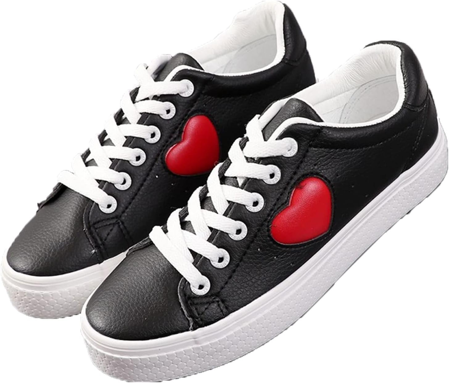 

GUOANFG Мужские и женские обувь для пар в форме сердца, походная/треккинговая обувь, обувь для подхода, кроссовки для бега, белые - 35 EU