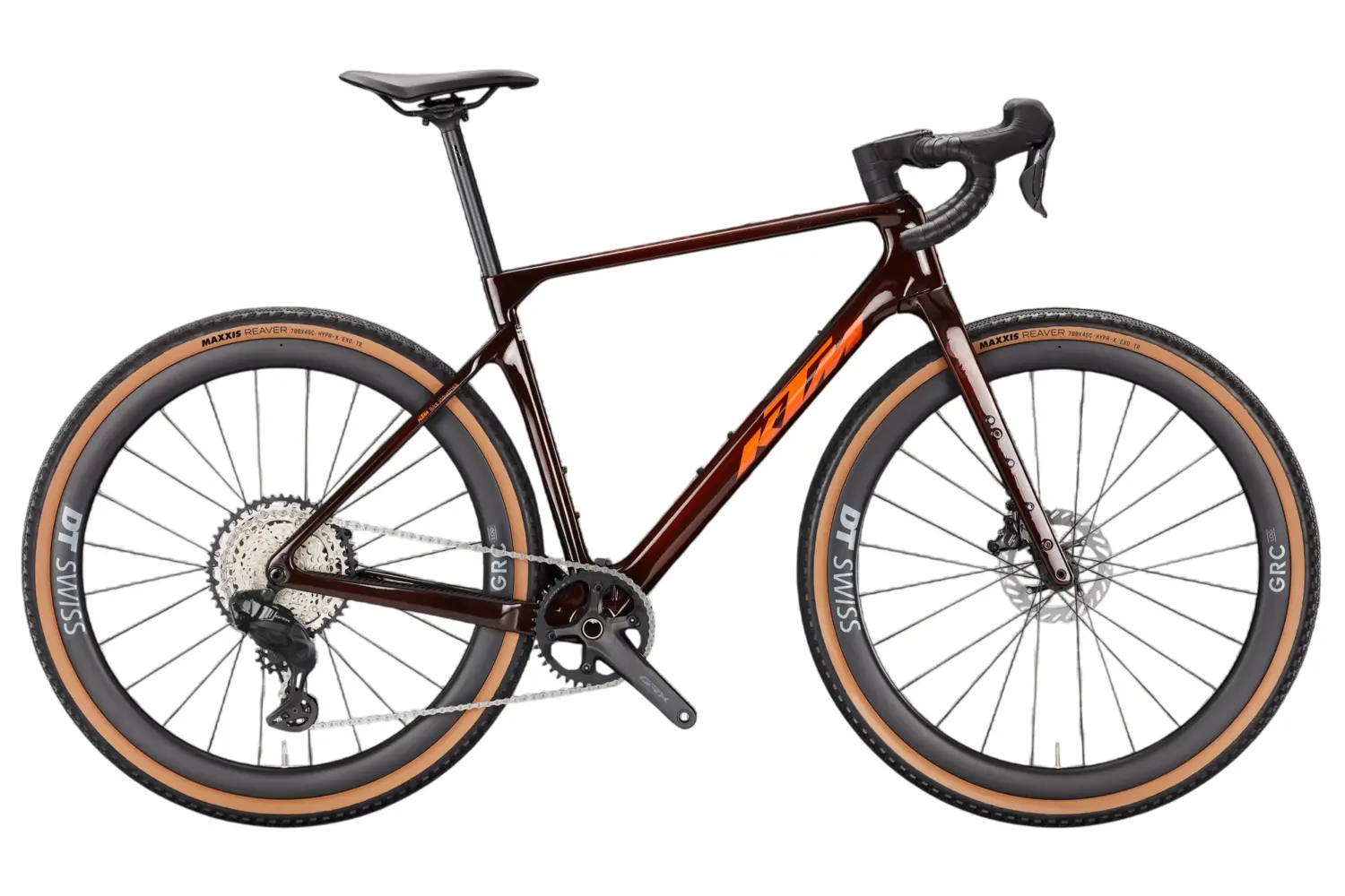 

Гравийный велосипед Ktm Gravelator master - 28 дюймов - diamant - 2026, orange | oranged carbon/burnt orange