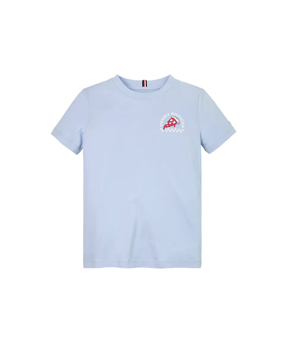 

Футболка для мальчика с короткими рукавами и круглым вырезом Tommy Hilfiger, синий