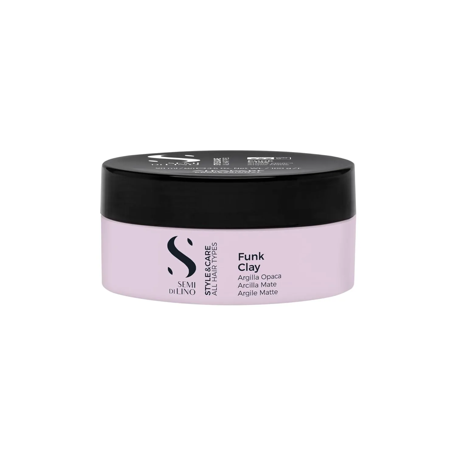 Alfaparf Milano Semi di Lino Style & Care Funk Clay - Сильная фиксация - Глиняная паста для укладки волос для всех типов волос (90 мл)