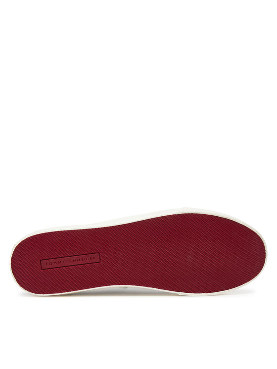 Тканевые кроссовки Hi Vulc Low Oxford Twill FM0FM05400 Tommy Hilfiger, синий — фото 4