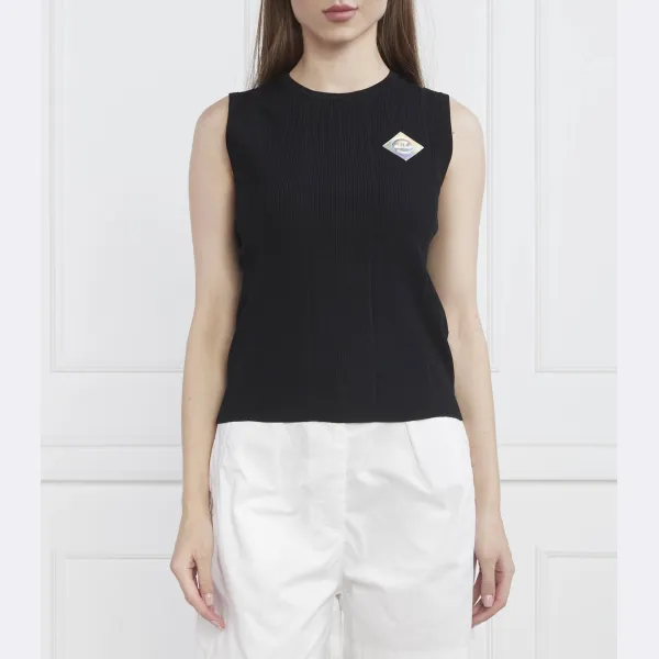 

Облегающий топ Armani Exchange, черный