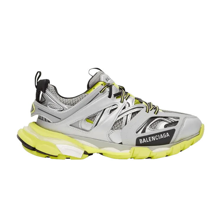 

Кроссовки Balenciaga Track Sneaker Silver Green, серебряный, Серебристый, Кроссовки Balenciaga Track Sneaker Silver Green, серебряный
