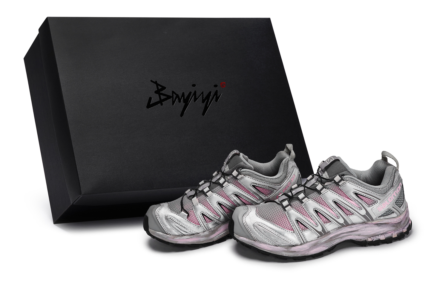 

SALOMON Кроссовки для бега XA PRO 3D Abrasion Resistant Low top Unisex серый розовый серебристый