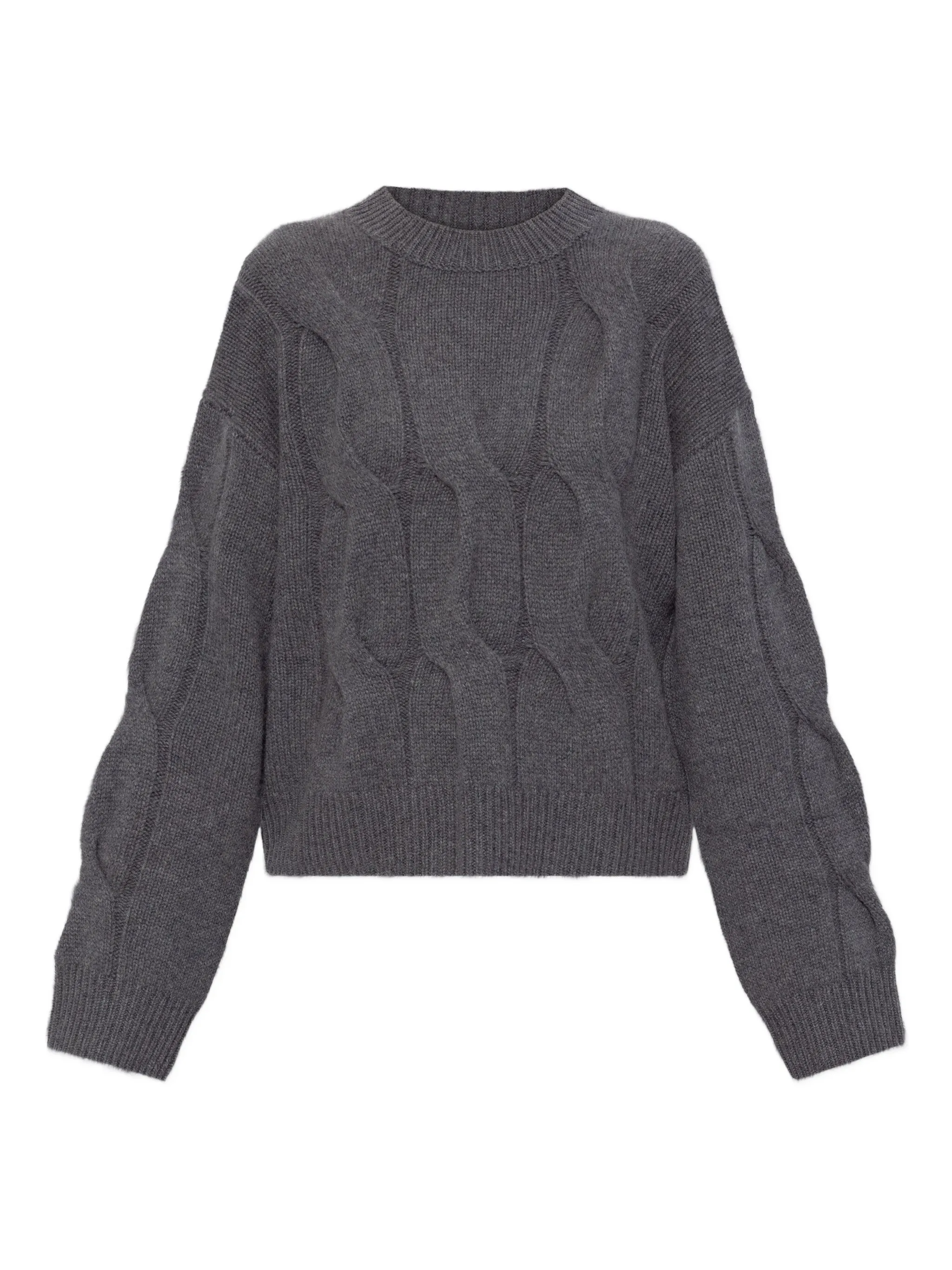 

Свитер фактурной вязки Lisa Yang, серый