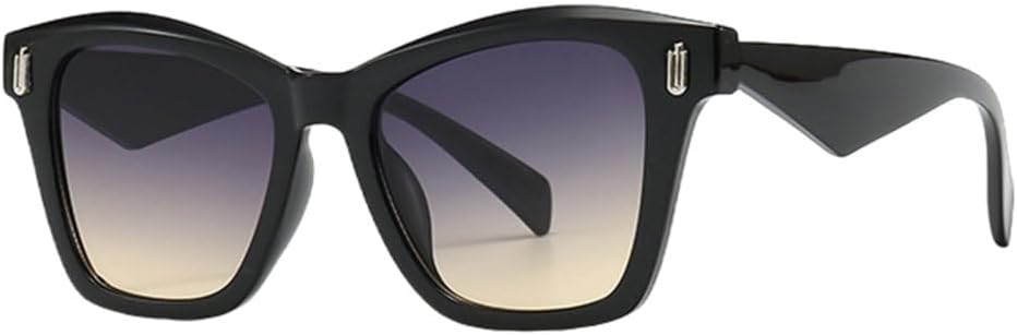 

Модные винтажные квадратные солнцезащитные очки для женщин, сексуальные очки с леопардовым принтом "кошачий глаз", женские солнцезащитные очки класса люкс, черные LVTFCO, Black Gray Tea