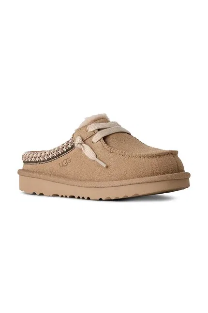 Тапочки детские TASMAN MULE UGG, бежевый — фото 2