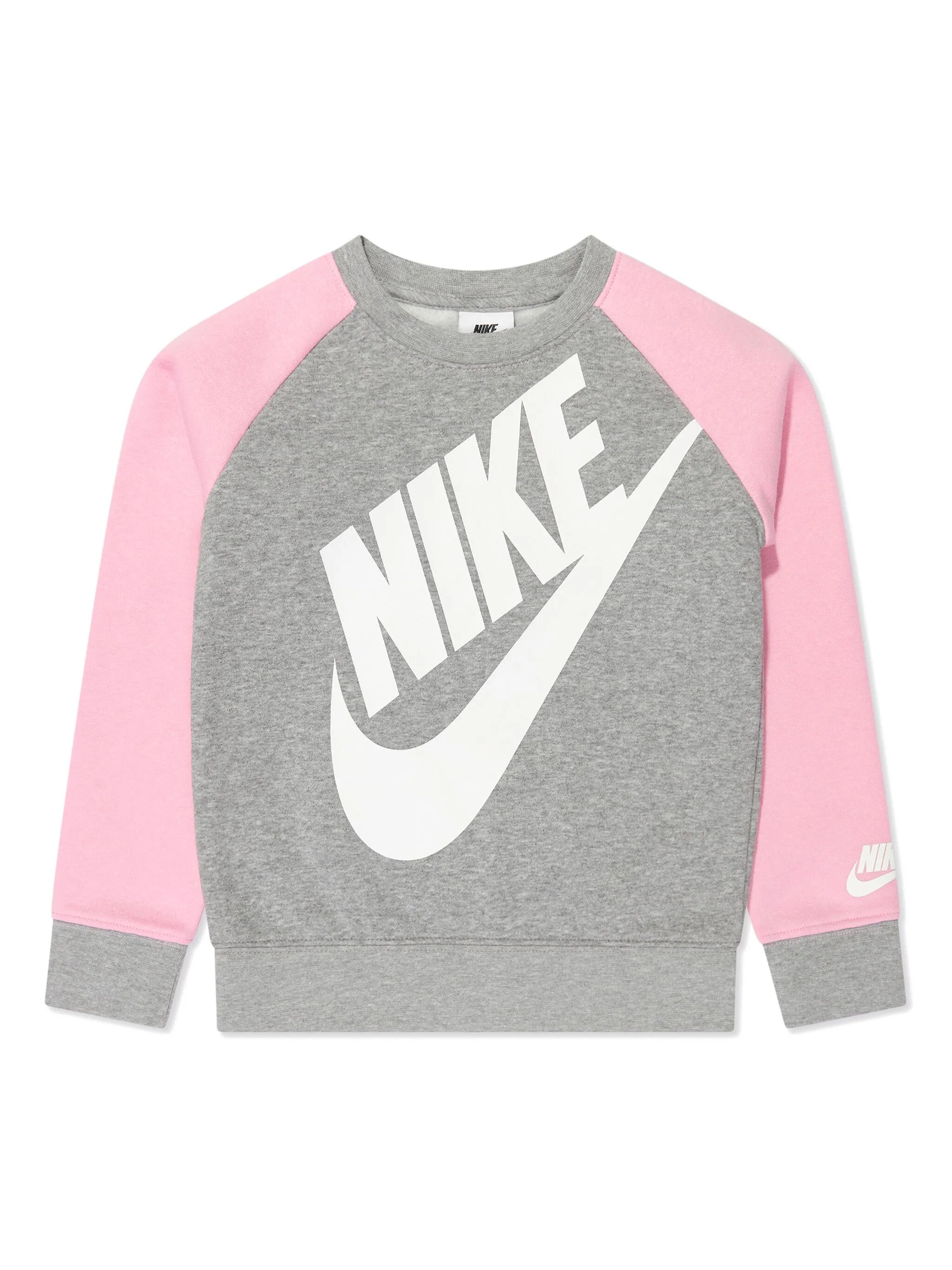 Спортивный костюм с логотипом Nike Kids, серый — фото 3