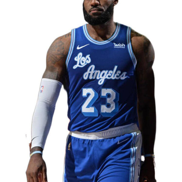 Майка Nike NBA Retro Basketball Jersey/Vest SW Fan Edition 2020-21 Season Los Angeles Lakers LeBron James Blue, синий — фото 4