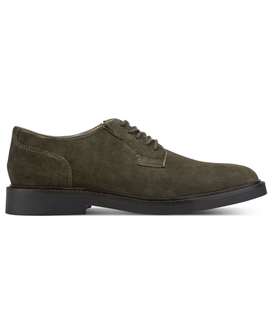 Мужские туфли-дерби Winston на шнуровке Kenneth Cole New York, Dark Brown Suede — фото 2