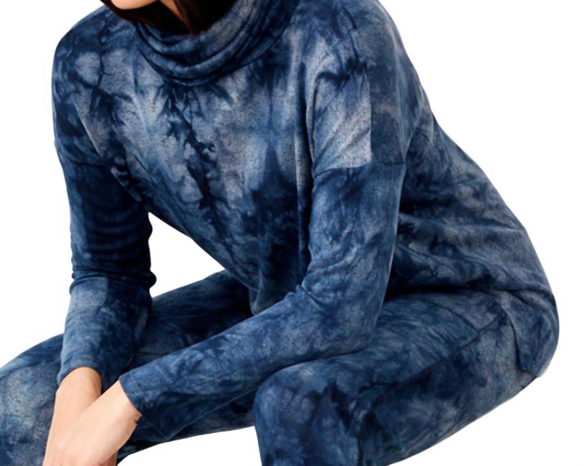 

Топ с воротником-хомутиком Tie Dye Ink french kyss