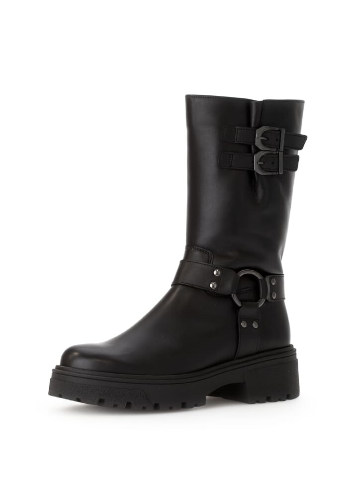 

Ботинки Gabor Fashion Biker und Combat, черный