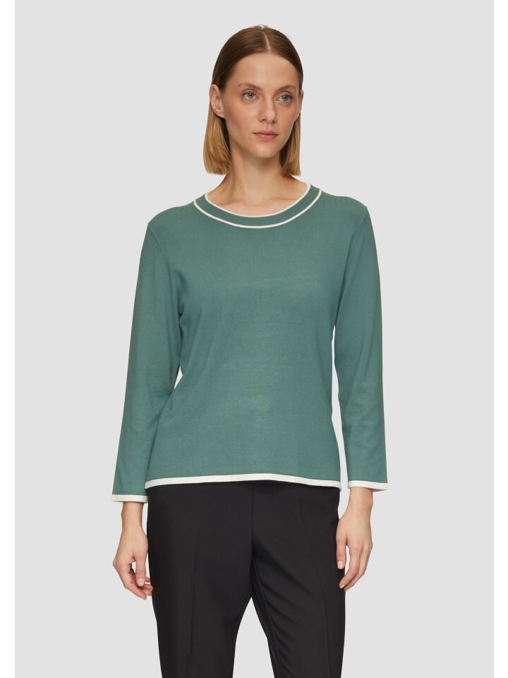 

Пуловер s.Oliver BLACK LABEL Strickpullover 3/4 Arm, цвет Petrol