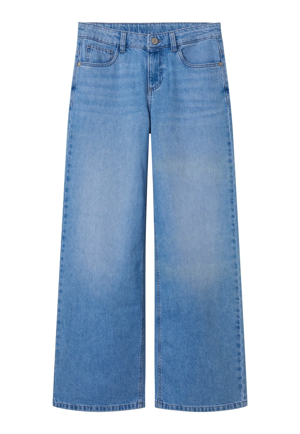 Джинсы свободного кроя WIDE TWO SOON, цвет Light Blue Denim — фото 4