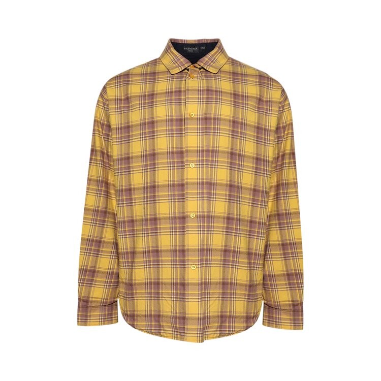 

Рубашка Balenciaga Reversible Shirt, цвет Bleached Yellow