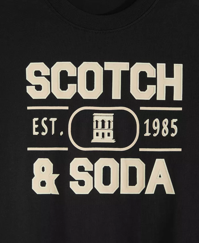 Футболка с принтом Big Boys с коротким рукавом SCOTCH & SODA — фото 4