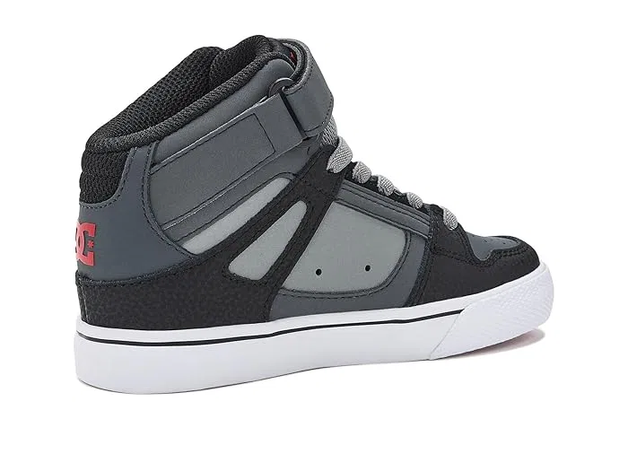 Кроссовки высокие Pure Hi Top EV DC Kids, Grey/Black/Red — фото 4