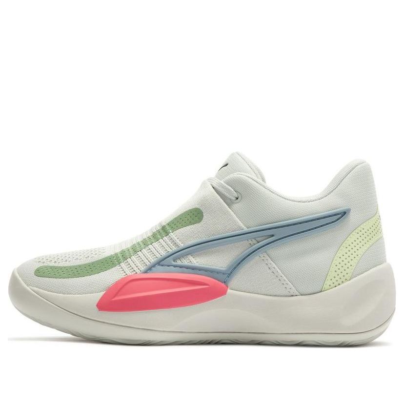 

Кроссовки PUMA Rise Nitro 'Glacier Grey Sunset Pink', серый