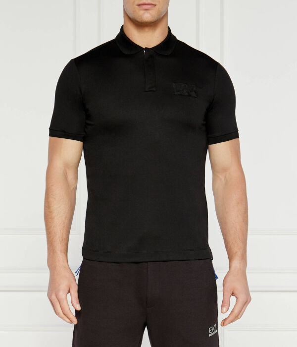 

Рубашка поло Slim fit Ea7, черный