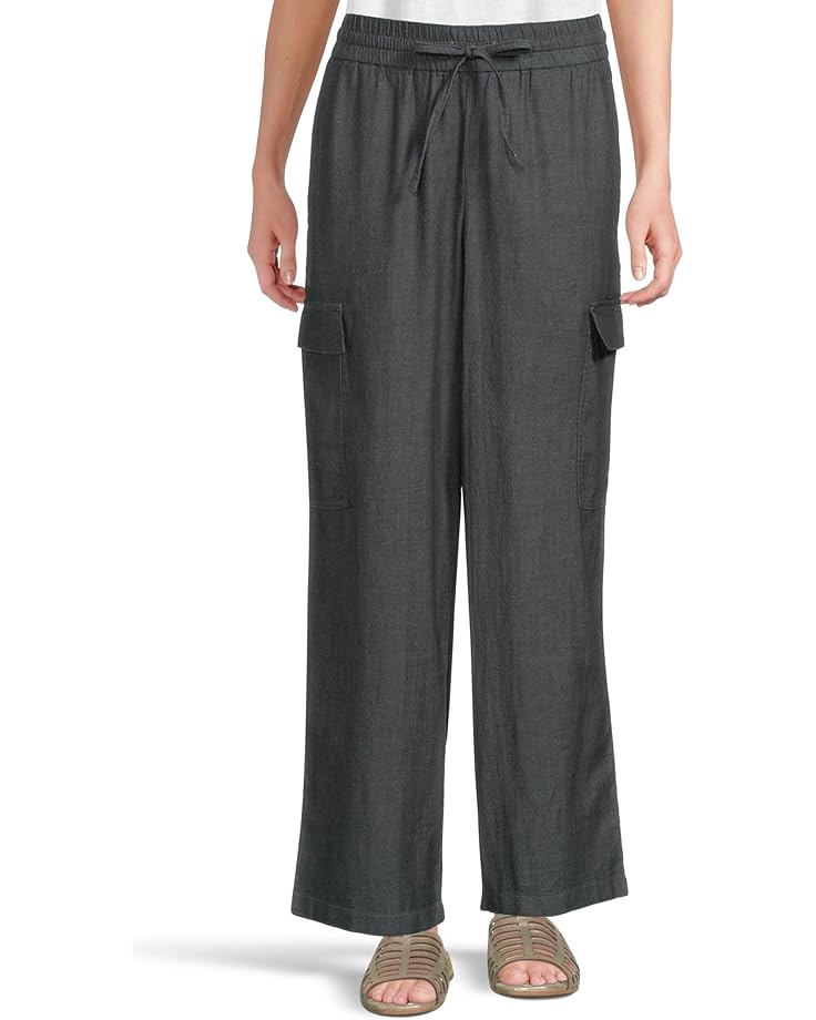 

Брюки Eileen Fisher Airy Organic Cotton Twill Full Length Cargo Pants, цвет Denim