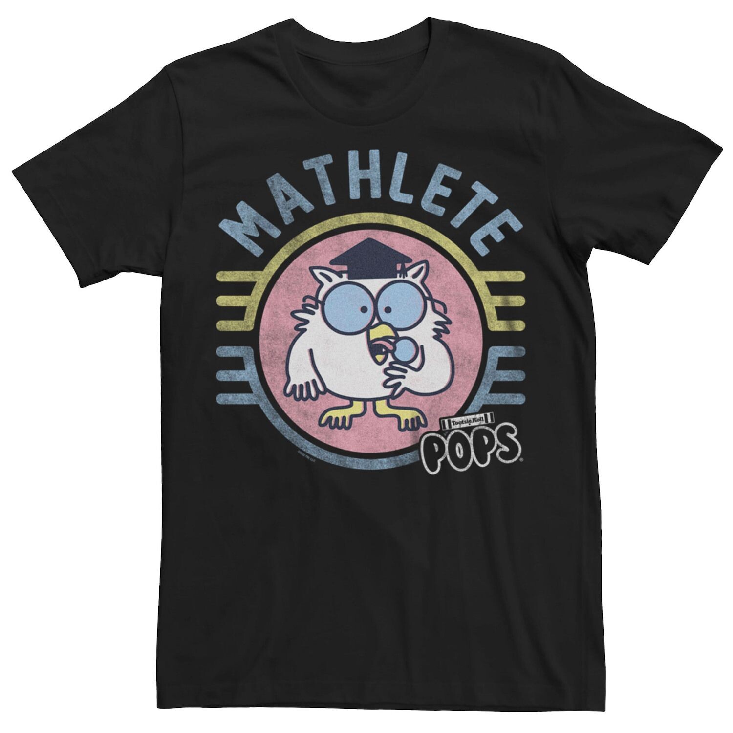 

Мужская футболка Tootsie Pop Mathlete Badge Licensed Character