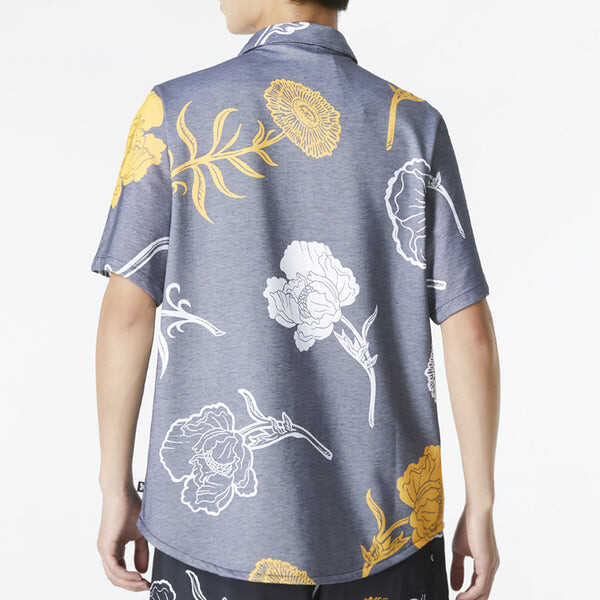 Рубашка men's sb skateboard full print casual short sleeve shirt blue Nike, мультиколор — фото 3