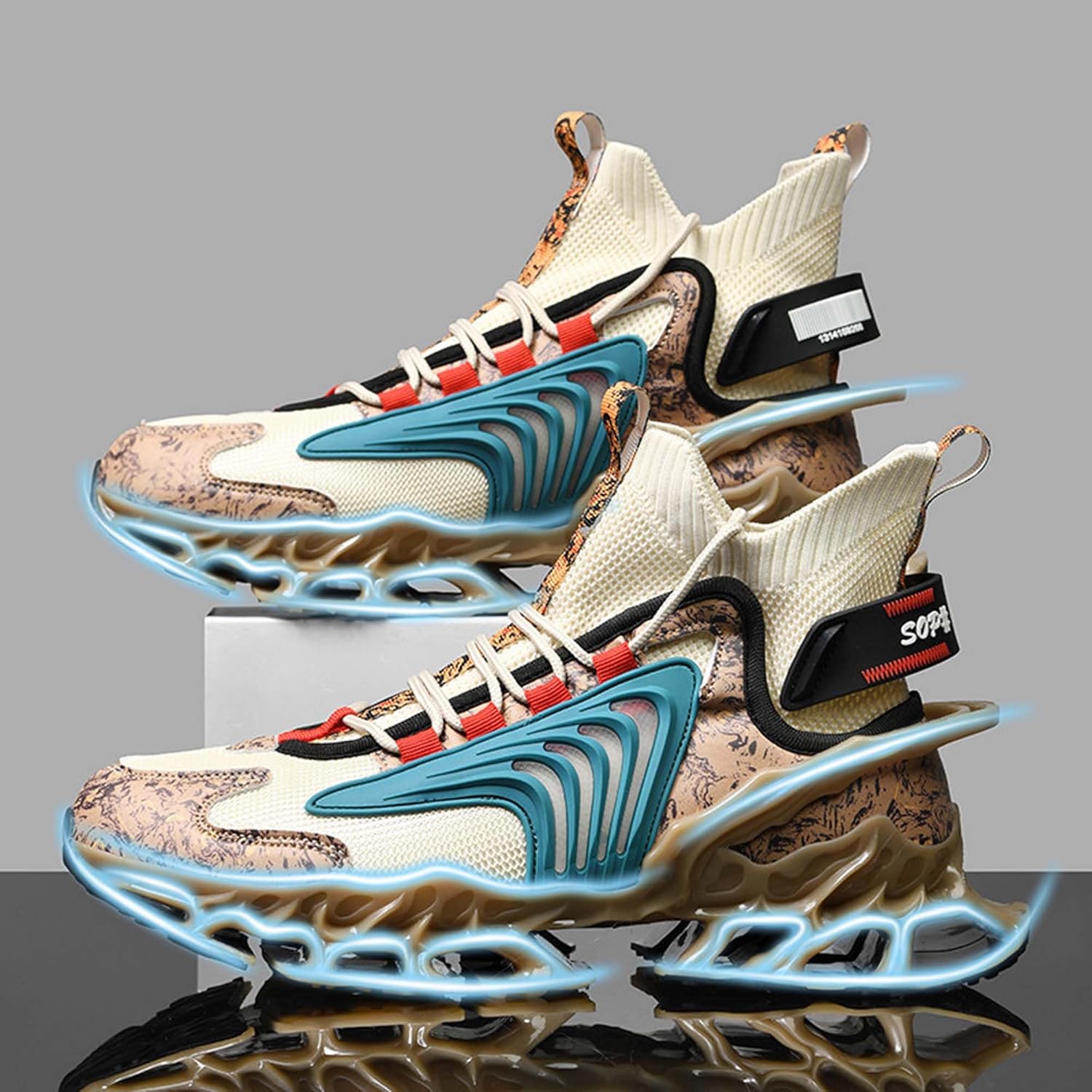 Кроссовки Blade Fashion, модные кеды, спортивная обувь, ретро и простые классические повседневные мужские туфли Generic, коричневый — фото 3