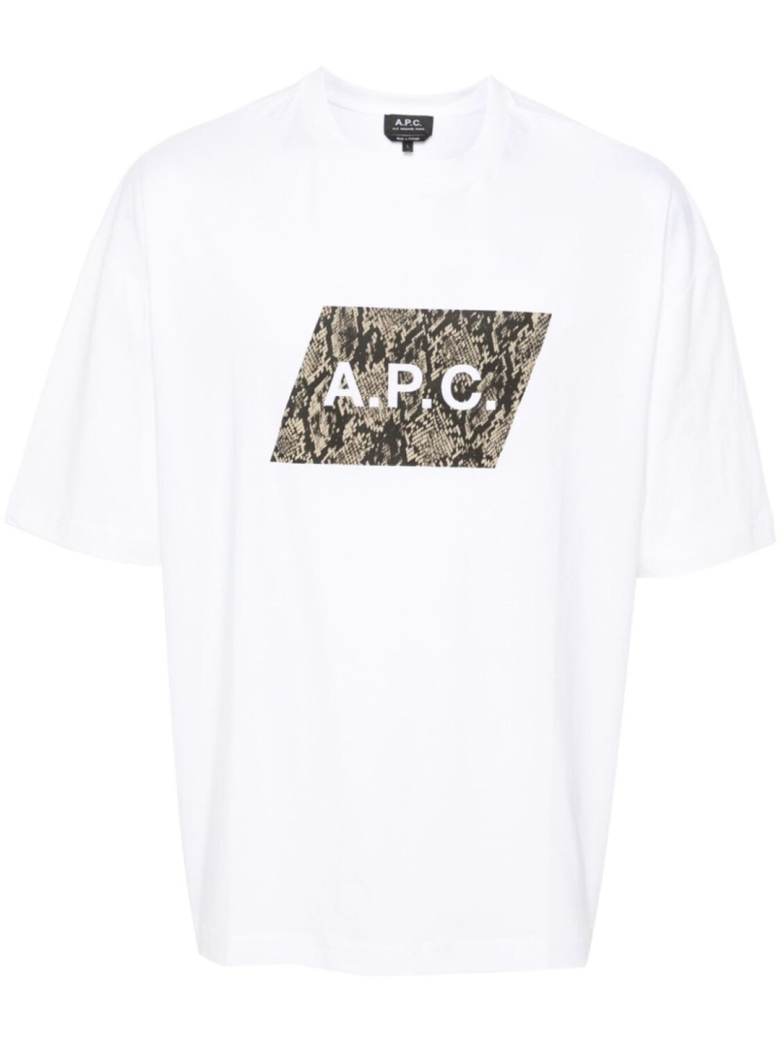 

A.P.C. футболка Cobra с логотипом, белый