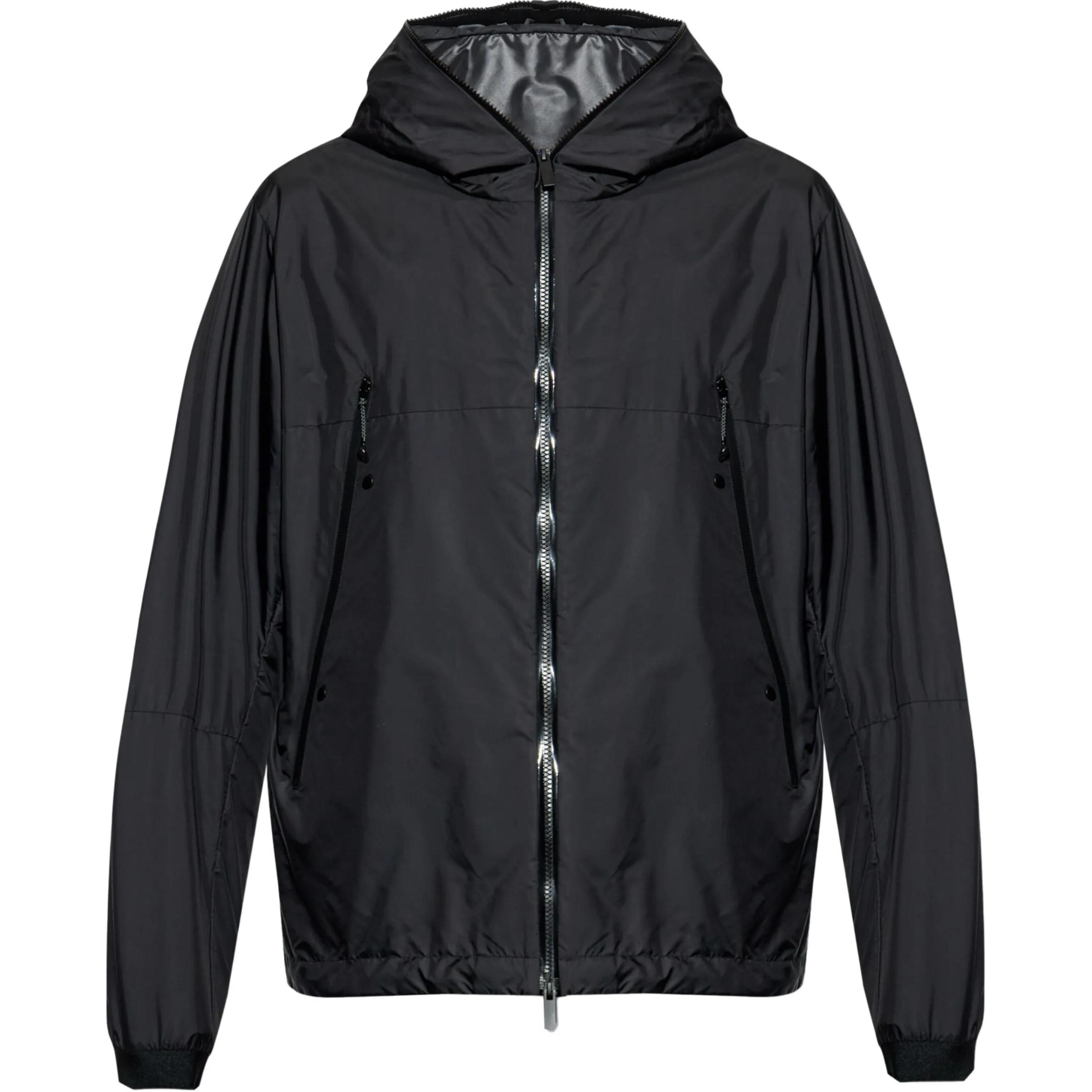 

Moncler Застегивающаяся на молнию толстовка с капюшоном, Black