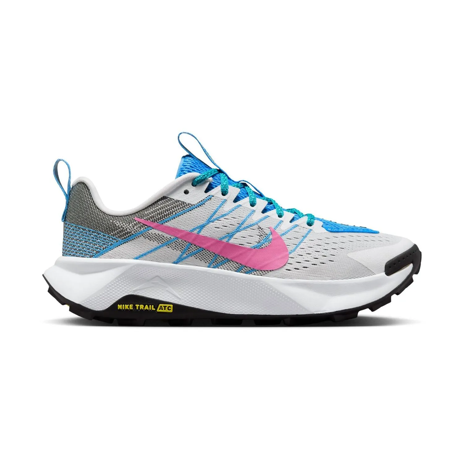 Wildhorse 10 Трейловые кроссовки Nike, White/Pink/Black/Uni Blue